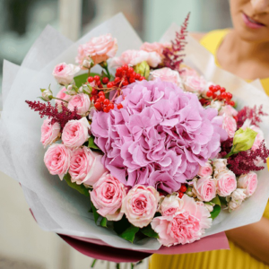 pink Proposal Flower Bouquet