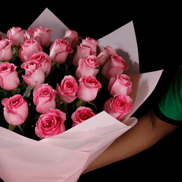 50 Pink Roses Bouquet near me