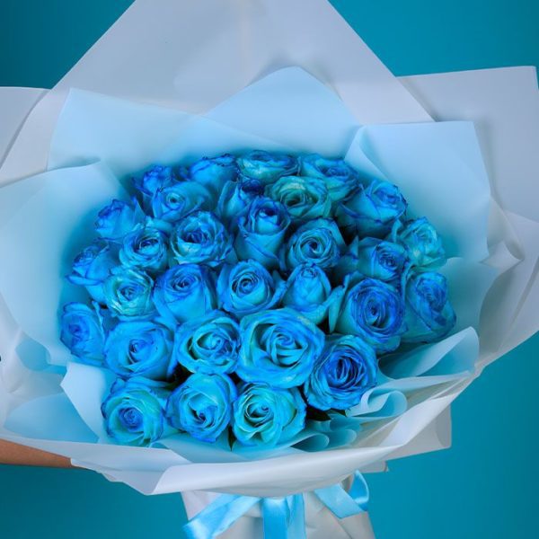 blue roses same day delivery
