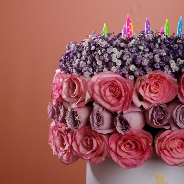Floral Birthday Cake online