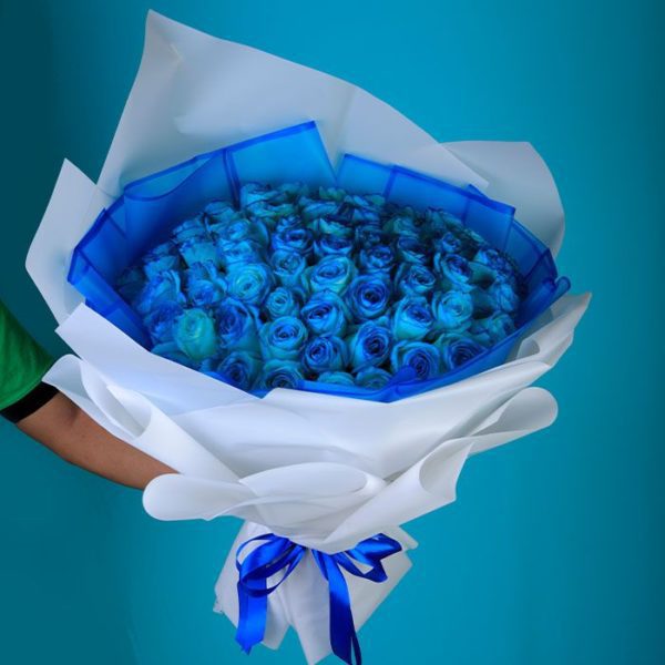 Blue Rose Bouquet online