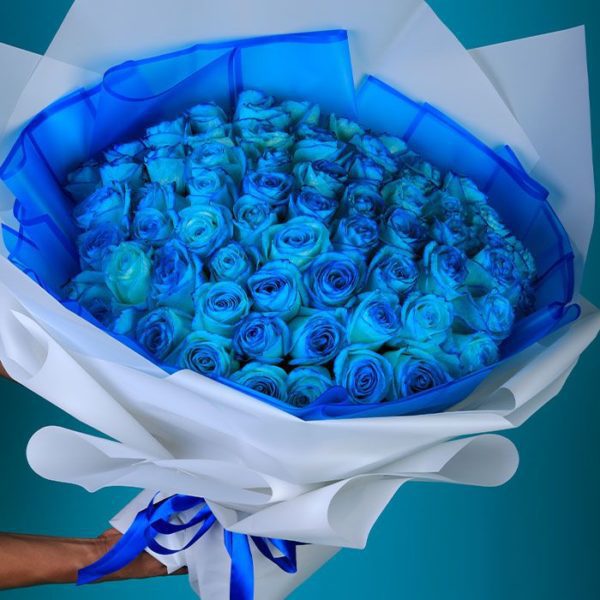 blue roses same day delivery