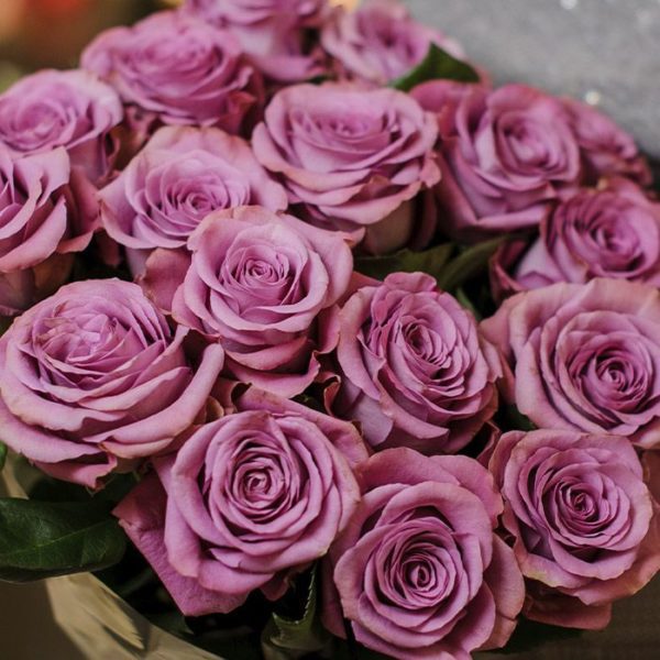 purple blooms flower bouquet