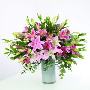 Lily Flower Bouquet For New year gift