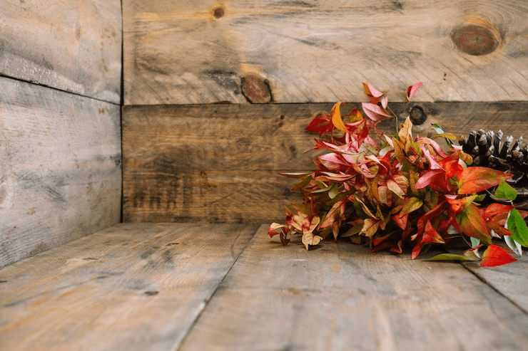 Eye Staring Wooden Flower Arrangement