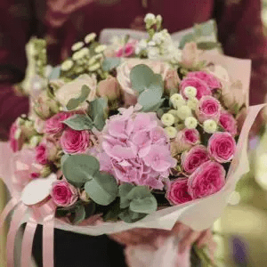 Basket of Mixed Friendship Day Flowers