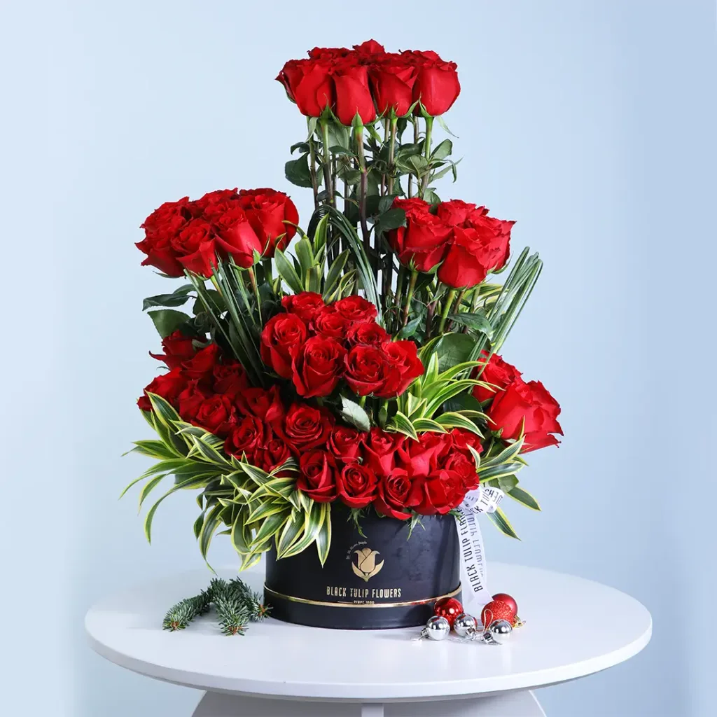 Christmas flower arrangements and gifts. 