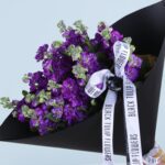 03 - Stunning Purple Mathiola Bouquet